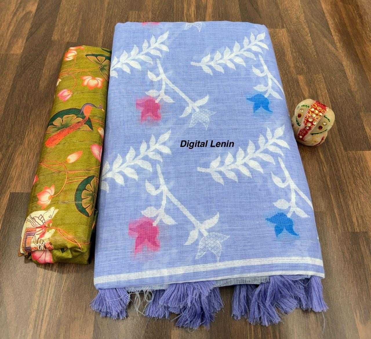 Ynf Linen RIN203 Home Sarees Wedding Collections Festive Collections Wholesale Designer Sarees Kalamkari Sarees Linen Sarees Manufacturer
