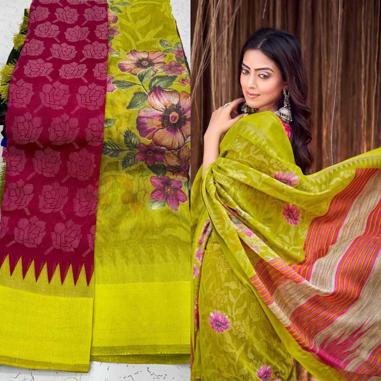 Ynf Linen RIN203 JUTE BRASSO Sarees Wedding Collections Festive Collections Wholesale Designer Sarees Linen Sarees Wedding Outfits Manufacturer