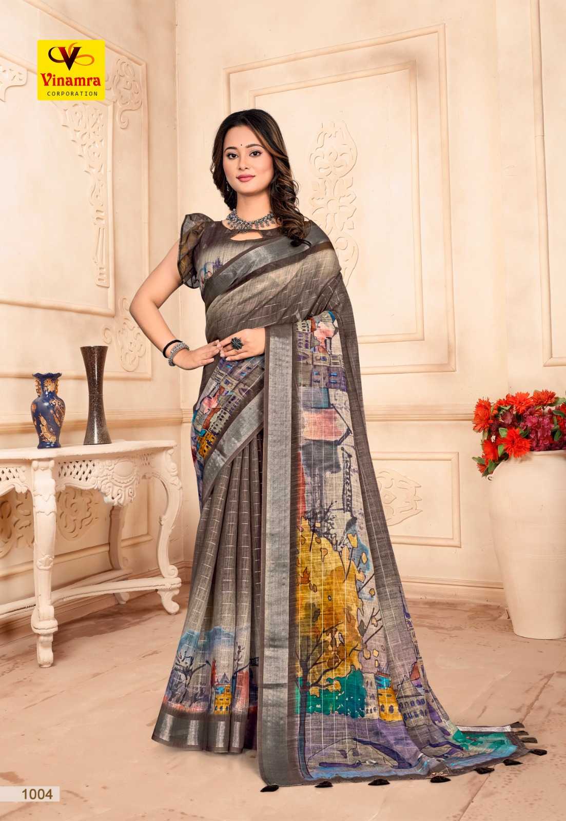 Ynf Linen RIN203 NEBULA VOL-1 Sarees Wedding Collections Festive Collections Wholesale Designer Sarees Traditional Sarees Linen Sarees Manufacturer