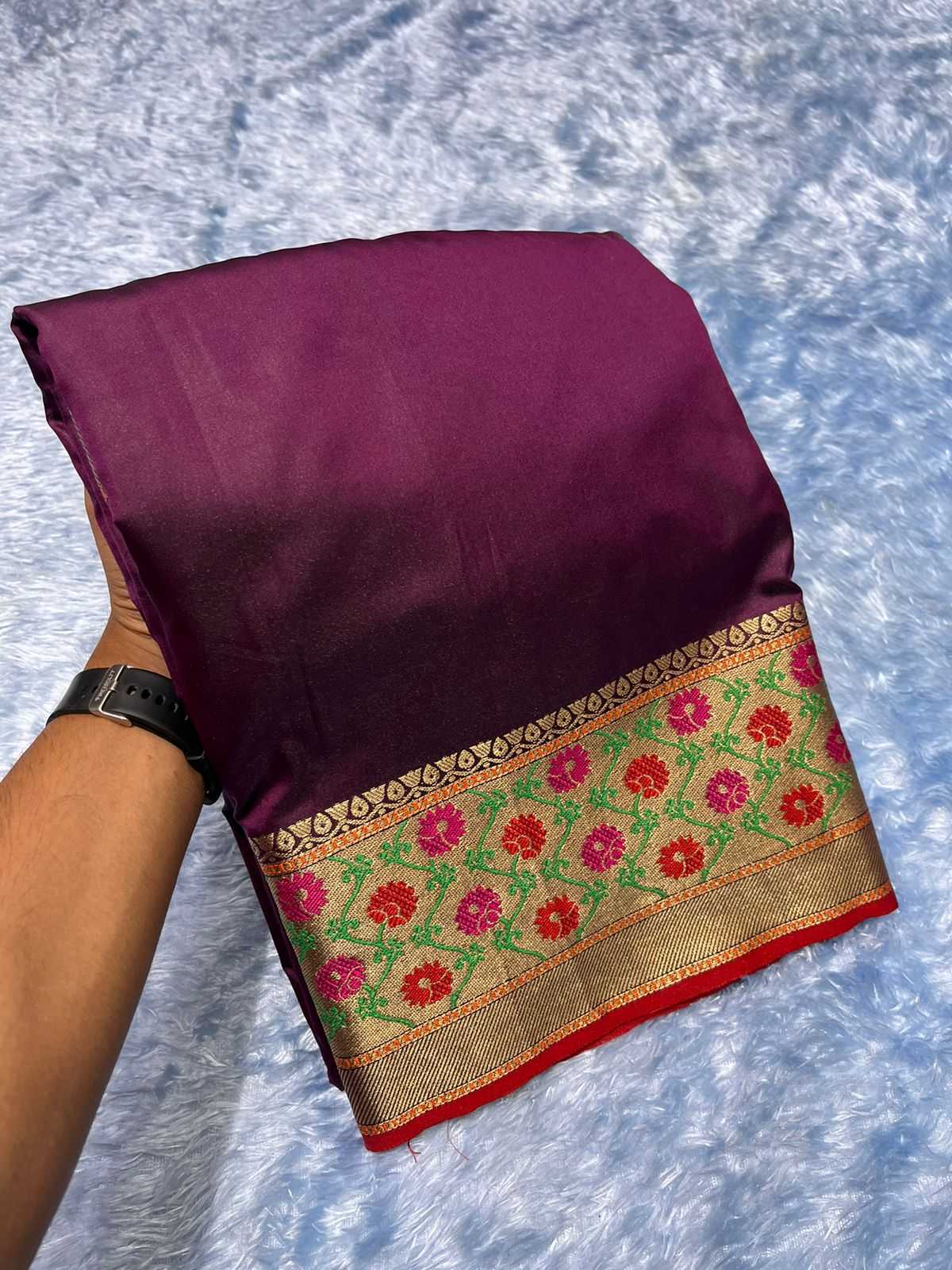 Ynf Mysore Silk RIN203 Semi-Mysore Silk Sarees Wedding Collections Festive Collections Wholesale Mysore Silk Sarees Traditional Silk Sarees Designer Silk Sarees Manufacturer