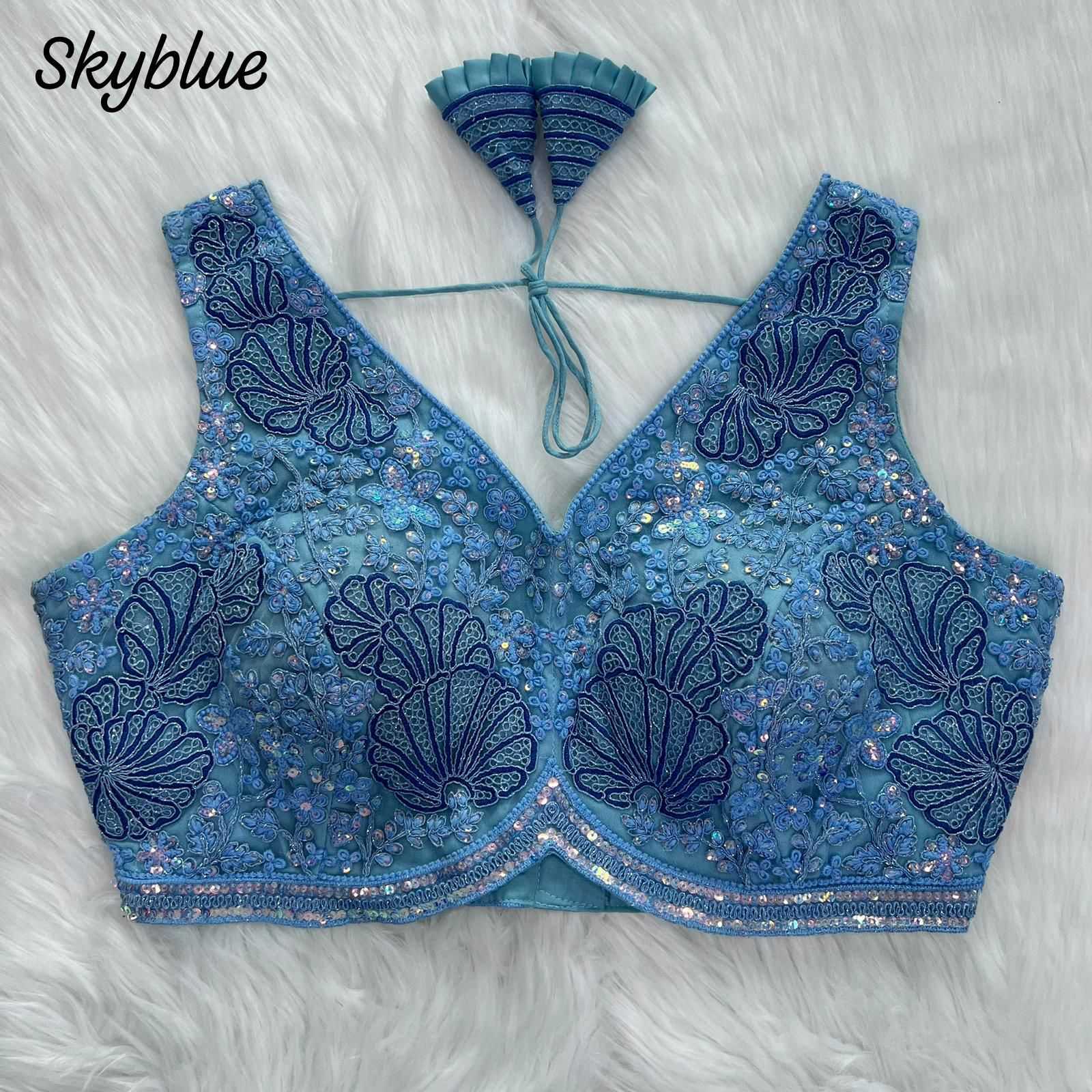 Ynf Net KESH426 GIRLIES Readymade Blouses Wholesale Sequence Embroidery Blouse Designer Blouse Party Wear Blouse Manufacturer