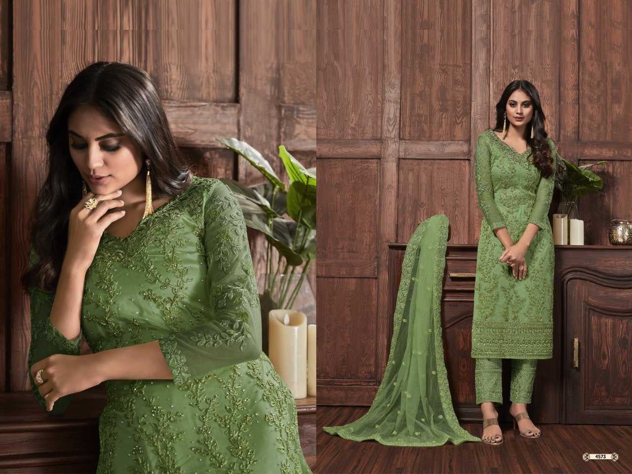 Ynf Net KESH504 4573 Suits & Dresses Wholesale Embroidery Suits Semi Stitched Suits Net Suit Manufacturer