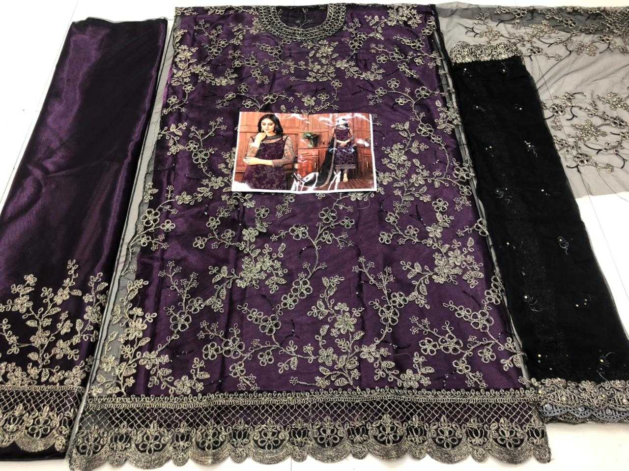 Ynf Net KESH504 4575 Suits & Dresses Wholesale Embroidery Suits Net Suit Semi-Stitched Suits Manufacturer