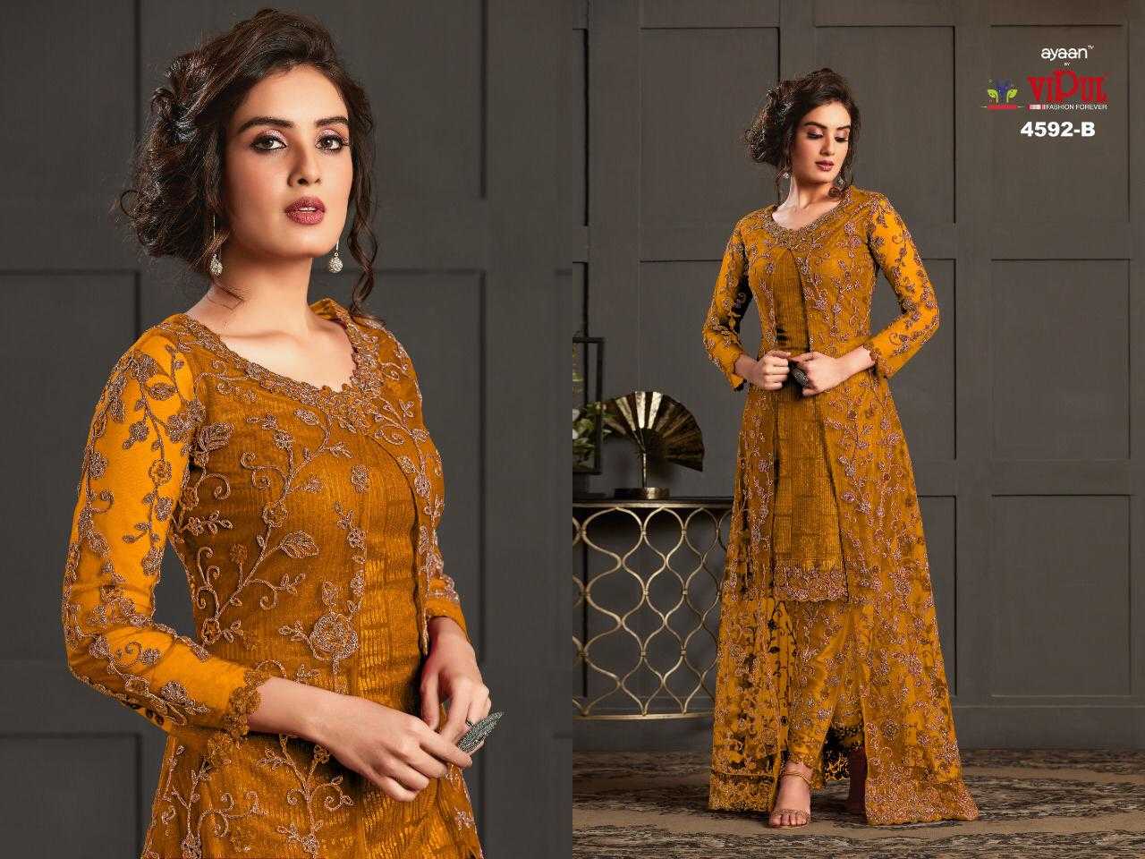 Ynf Net KESH504 4592 Suits & Dresses Wholesale Embroidery Suits Semi Stitched Suits Net Suit Manufacturer