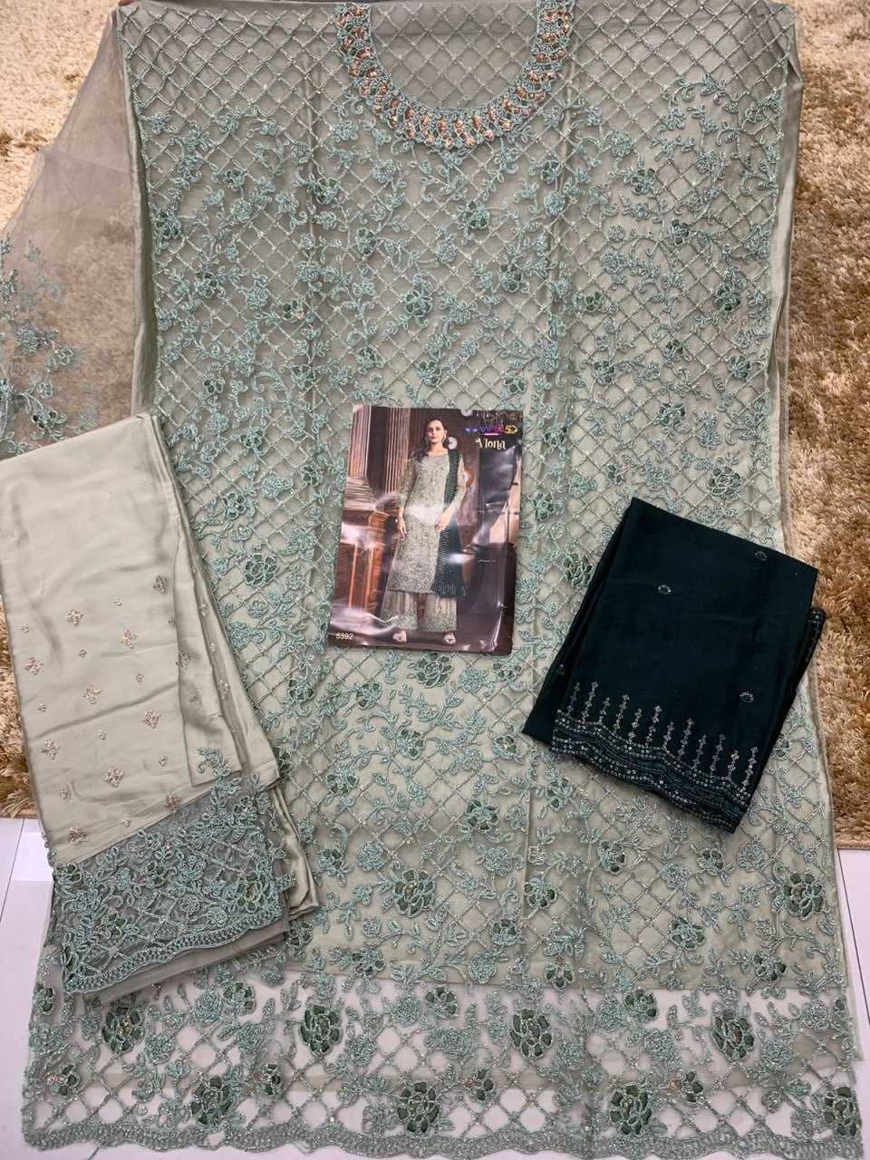 Ynf Net KESH504 5391 Suits & Dresses Wholesale Embroidery Suits Semi Stitched Suits Net Suit Manufacturer