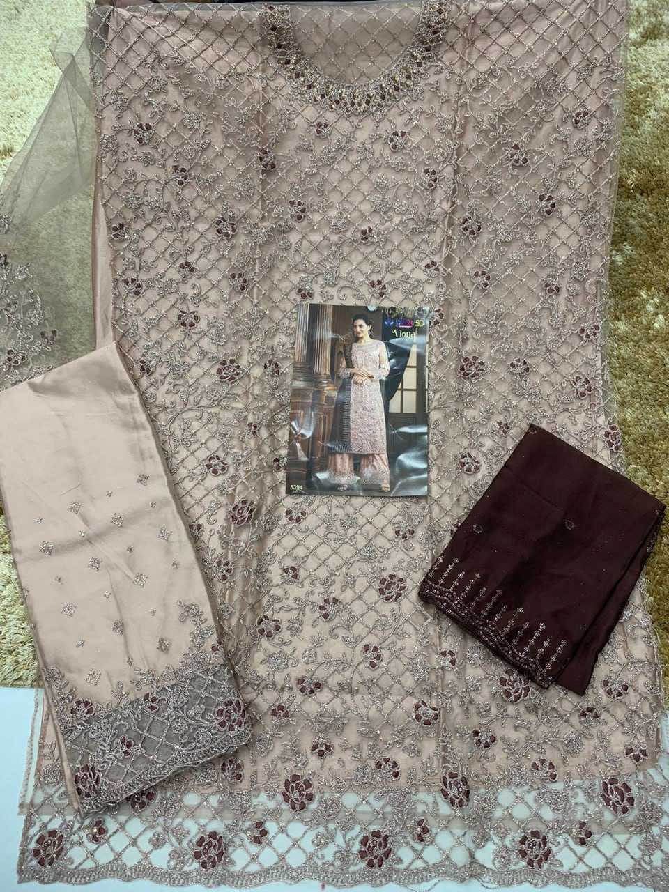 Ynf Net KESH504 5391 Suits & Dresses Wholesale Embroidery Suits Semi Stitched Suits Net Suit Manufacturer