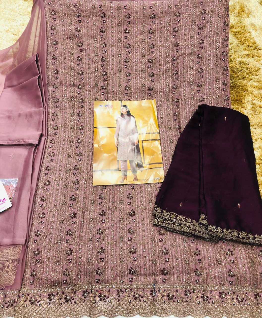 Ynf Net KESH504 5421 Suits & Dresses Wholesale Embroidery Suits Net Suit Semi-Stitched Suits Manufacturer