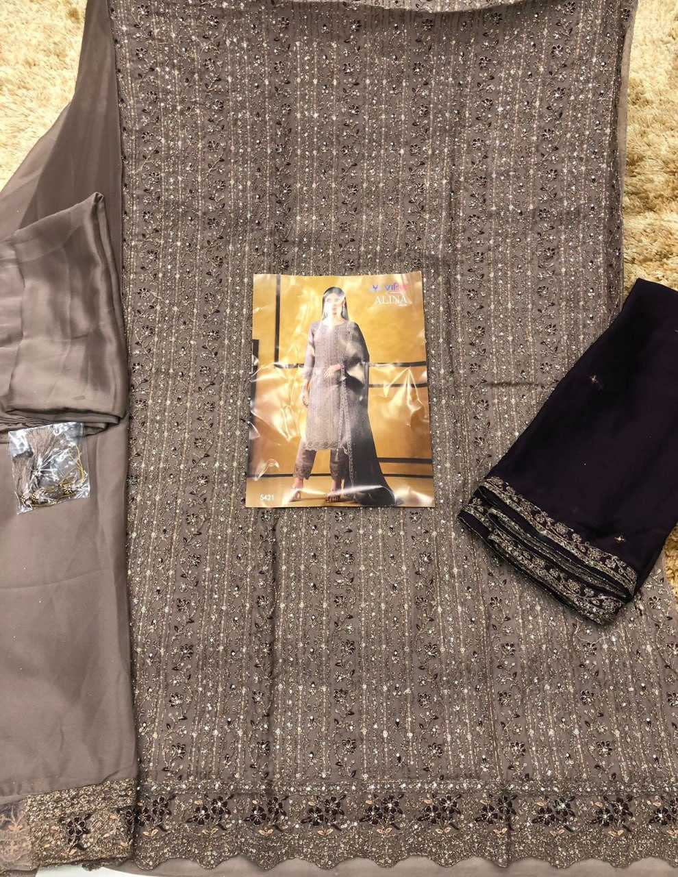 Ynf Net KESH504 5421 Suits & Dresses Wholesale Embroidery Suits Net Suit Semi-Stitched Suits Manufacturer