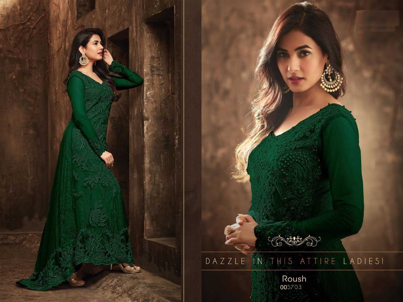 Ynf Net KESH504 5703 Gowns Wholesale Embroidery Gowns Long Gowns Net Gowns Manufacturer