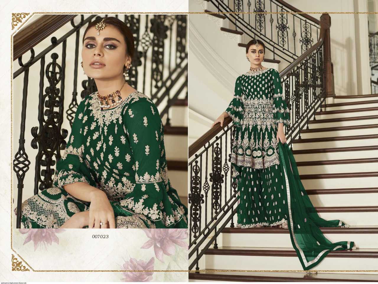 Ynf Net KESH504 7023 Suits & Dresses Wedding Collections Festive Collections Wholesale Embroidery Suits Palazzo Suit Net Suit Manufacturer