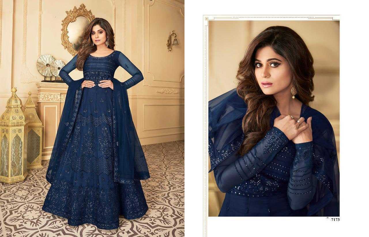 Ynf Net KESH504 7172 Gowns Wedding Collections Bollywood Collections Wholesale Embroidery Gowns Net Gowns Shamita Shetty Manufacturer
