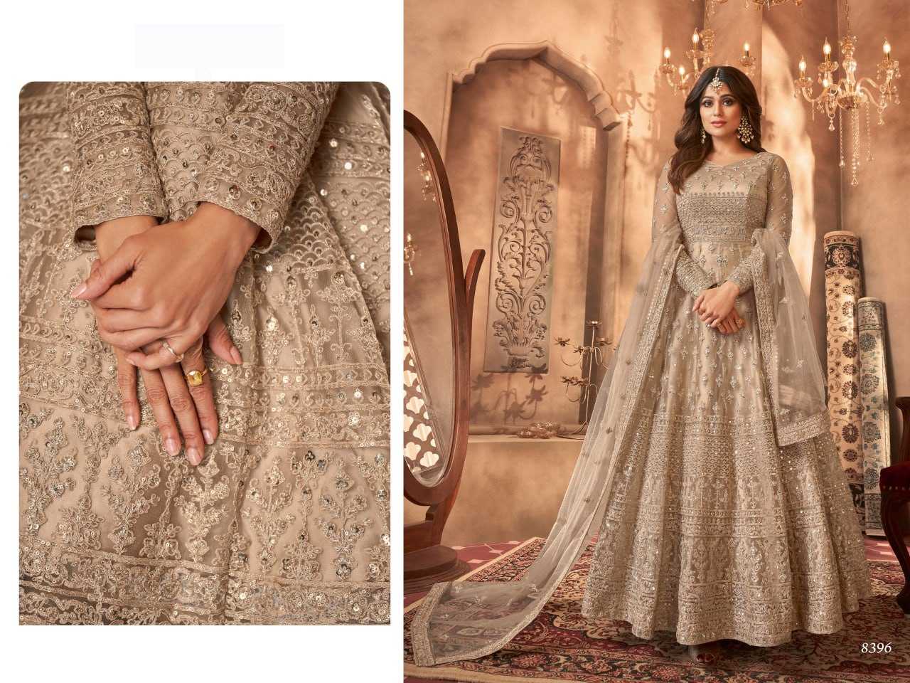 Ynf Net KESH504 8396 Gowns Wedding Collections Bollywood Collections Wholesale Embroidery Gowns Net Gowns Shamita Shetty Manufacturer