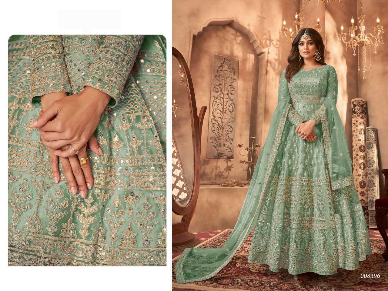 Ynf Net KESH504 8396 Gowns Wedding Collections Bollywood Collections Wholesale Embroidery Gowns Net Gowns Shamita Shetty Manufacturer