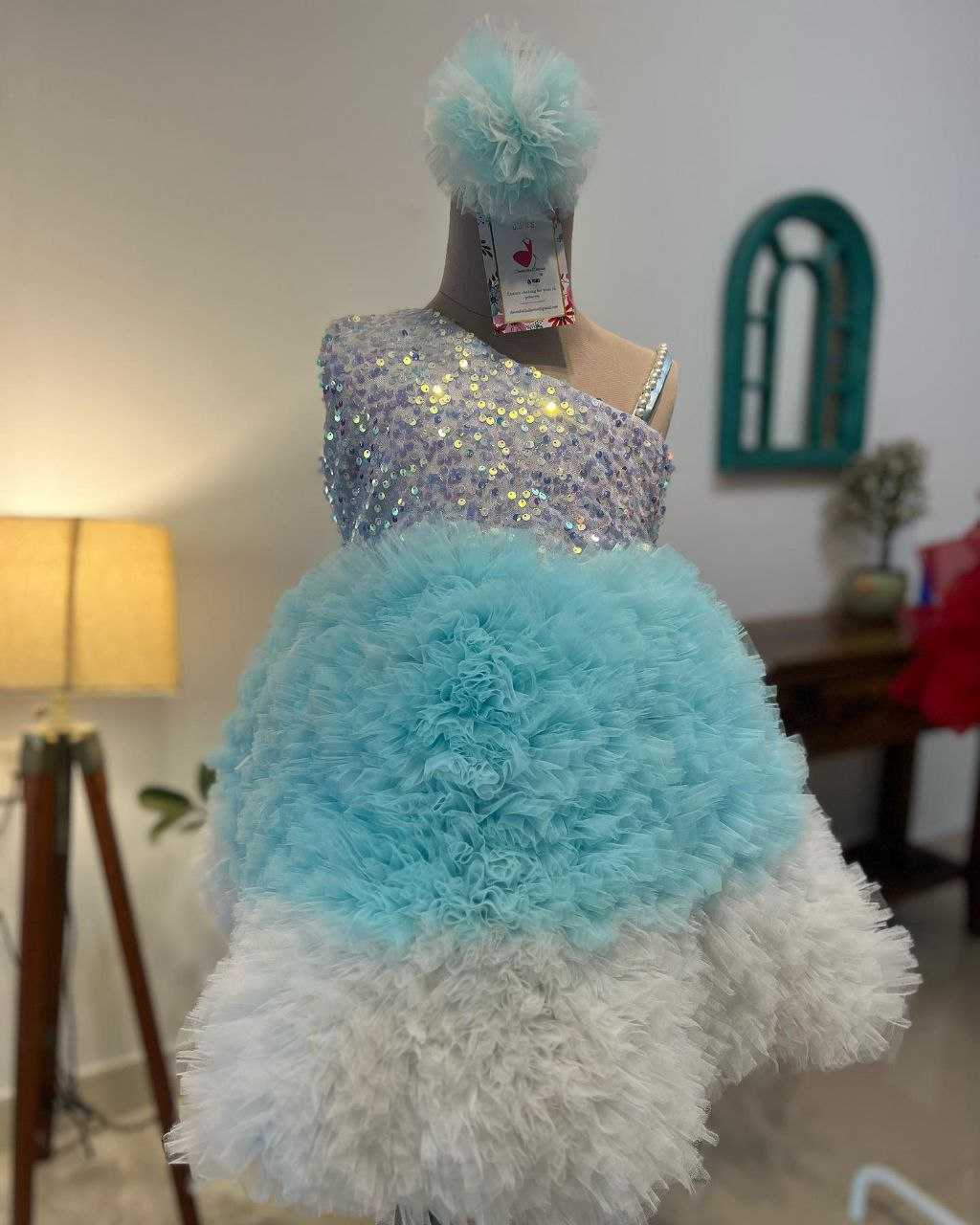 Ynf Net RIN107 373 Kids Wear Wholesale Kids Frocks Girls Frock Kids Designer Frock Manufacturer