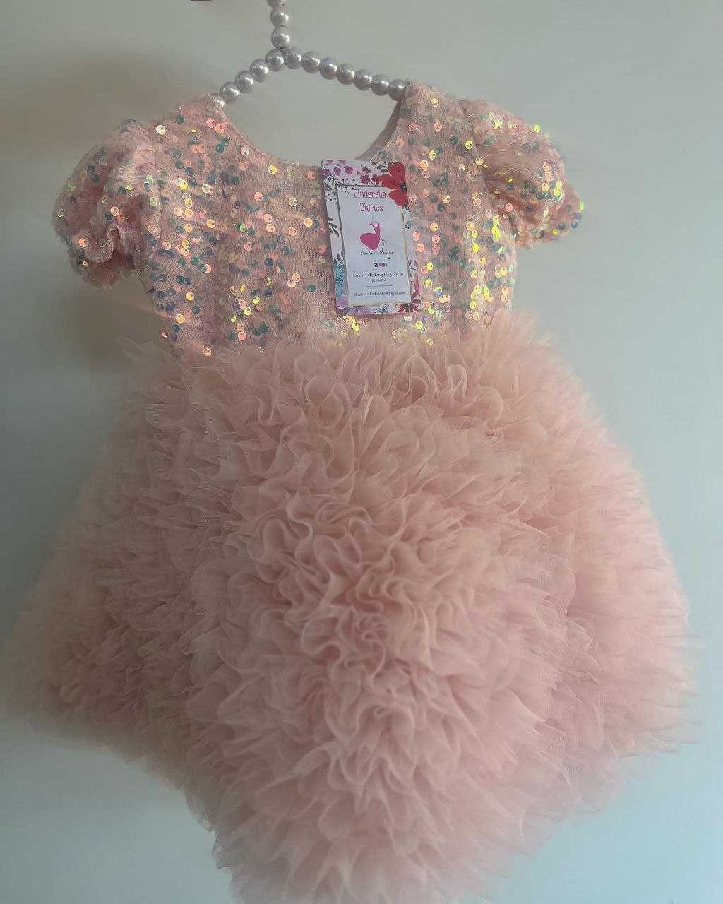 Ynf Net RIN107 373 Kids Wear Wholesale Kids Frocks Girls Frock Kids Designer Frock Manufacturer