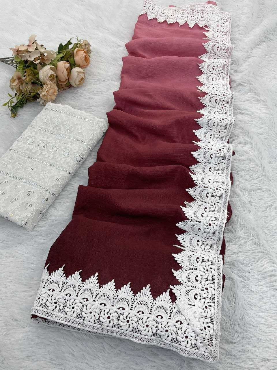 Ynf Nylon RIN216 Damini Sarees Wholesale Party Wear Sarees Fancy Sarees Lace Border Sarees Manufacturer