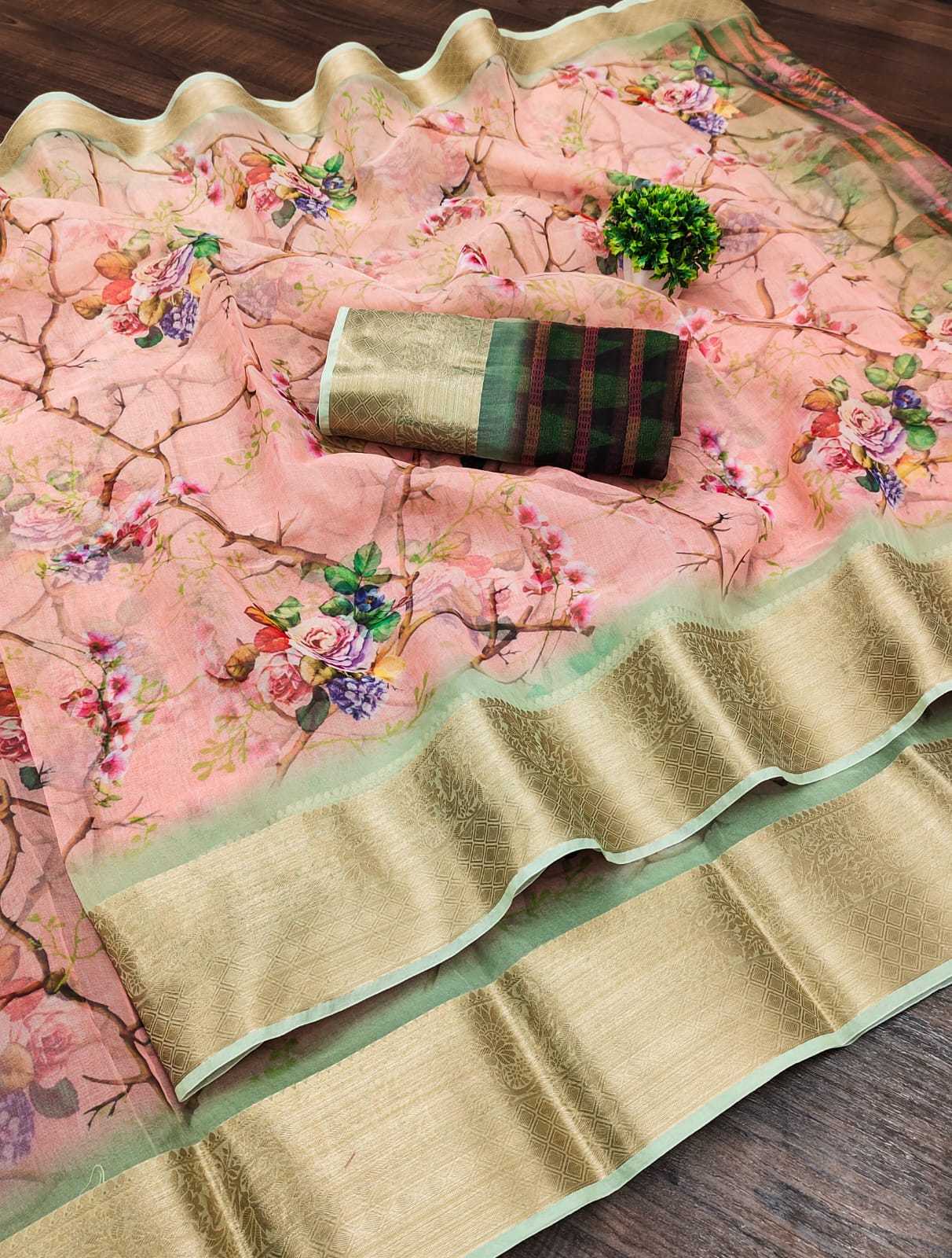 Ynf Organza RIN203 Natural Colours Sarees Wedding Collections Festive Collections Wholesale Designer Sarees Organza Sarees Traditional Sarees Manufacturer