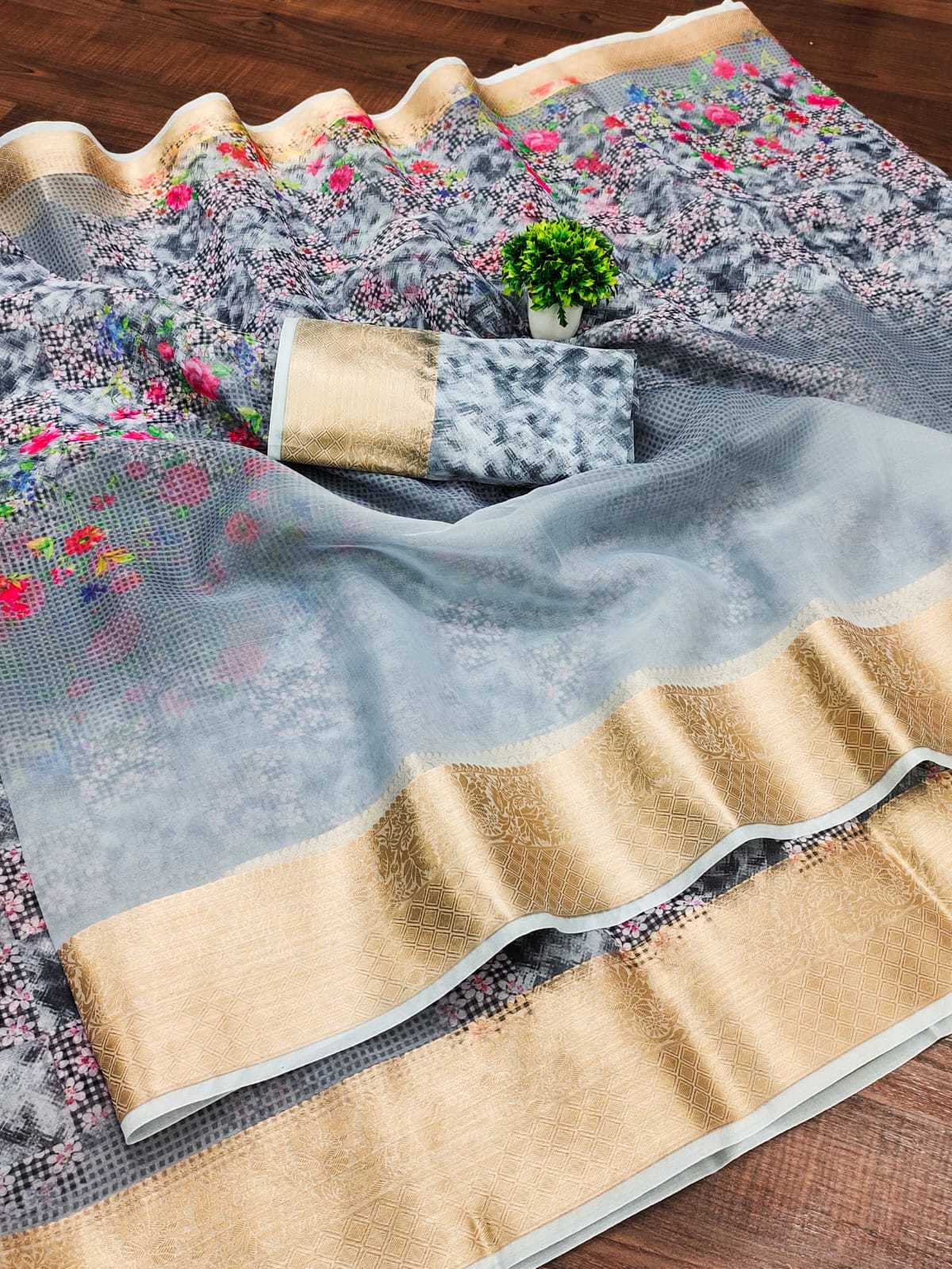 Ynf Organza RIN203 Natural Colours Sarees Wedding Collections Festive Collections Wholesale Designer Sarees Organza Sarees Traditional Sarees Manufacturer