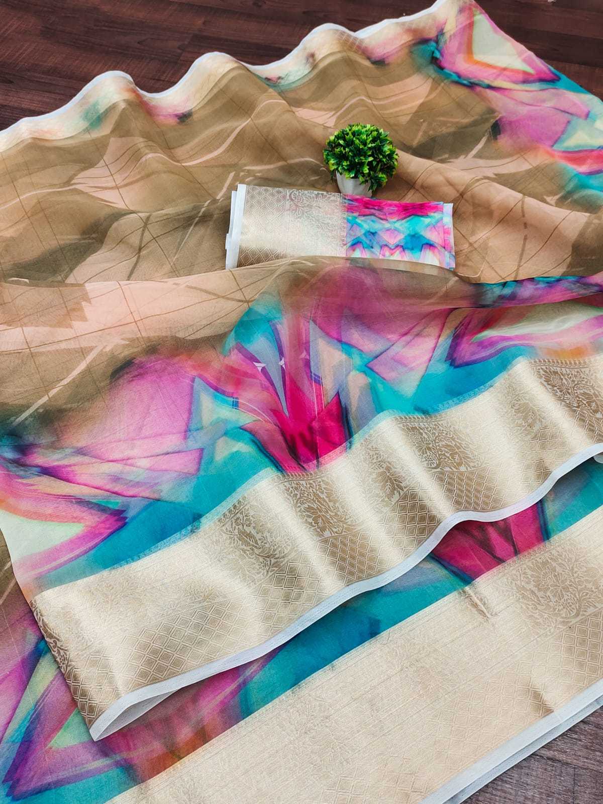 Ynf Organza RIN203 Natural Colours Sarees Wedding Collections Festive Collections Wholesale Designer Sarees Organza Sarees Traditional Sarees Manufacturer