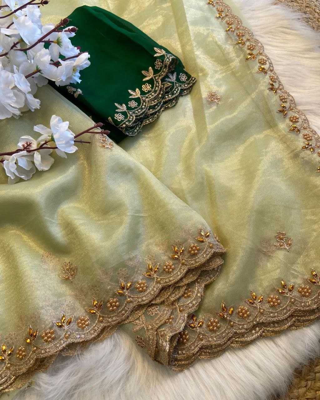 Ynf Organza RIN216 Parvati Sarees Wedding Collections Festive Collections Wholesale Organza Sarees Hand Work Sarees Sarees With Blouse Manufacturer
