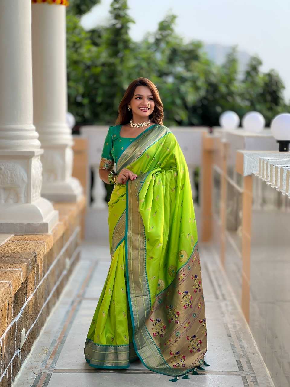 Ynf Paithani Silk RIN197 2983 Sarees Wholesale Designer Sarees Bridal Sarees Silk Sarees Manufacturer