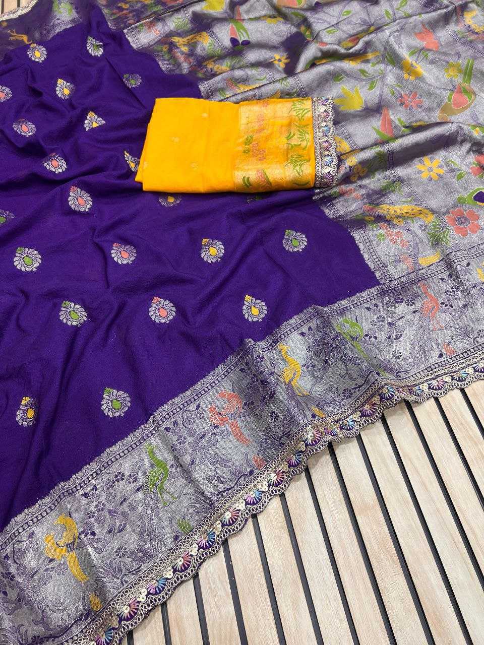 Ynf Paithani Silk RIN225 914 Silk Sarees Wedding Collections Wholesale Kalamkari Silk Sarees Sangeet Outfits Manufacturer
