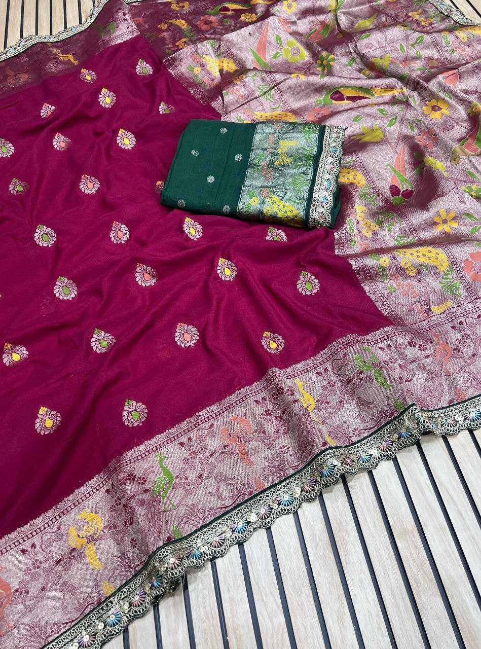 Ynf Paithani Silk RIN225 914 Silk Sarees Wedding Collections Wholesale Kalamkari Silk Sarees Sangeet Outfits Manufacturer