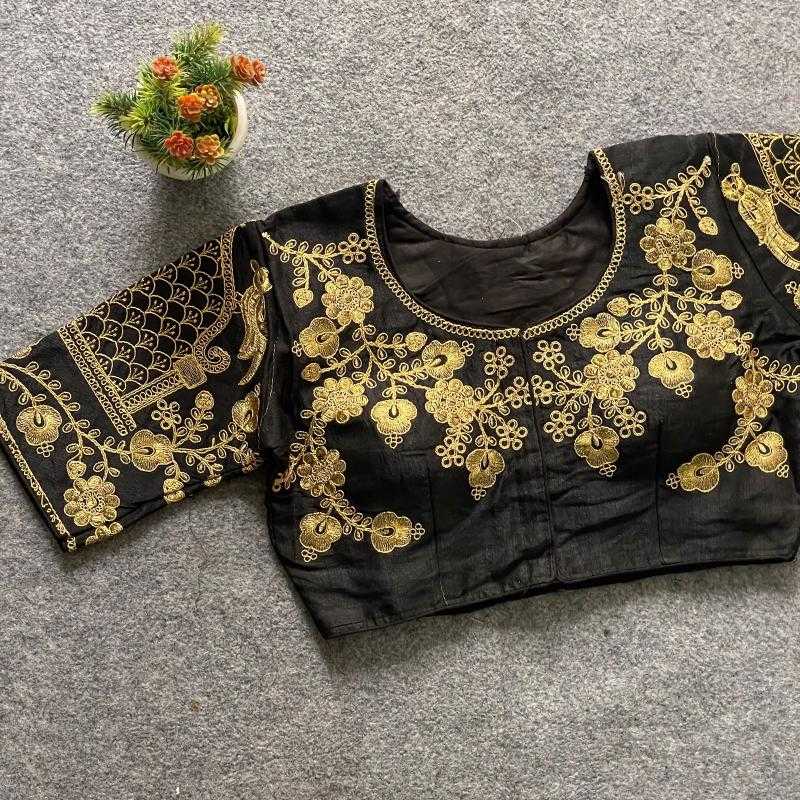 Ynf Phantom Silk KESH426 ZP-BARBIE WEDDING Readymade Blouses Wholesale Sequence Embroidery Blouse Designer Blouse Silk Blouse Manufacturer