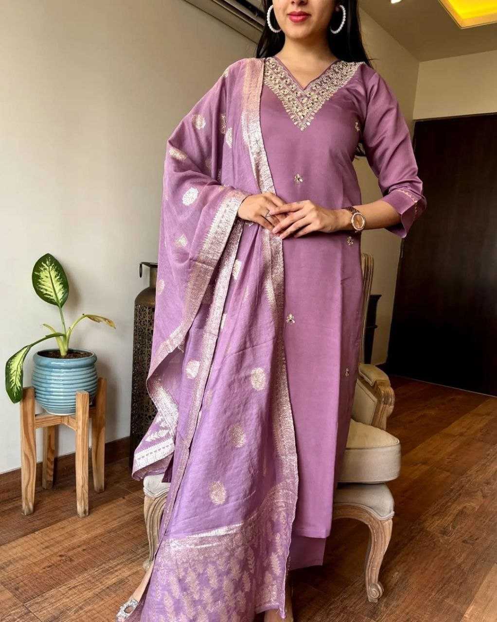 Ynf Premium Roman Silk KESH517 101 Suits & Dresses Wholesale Designer dresses Handwork Suits Manufacturer