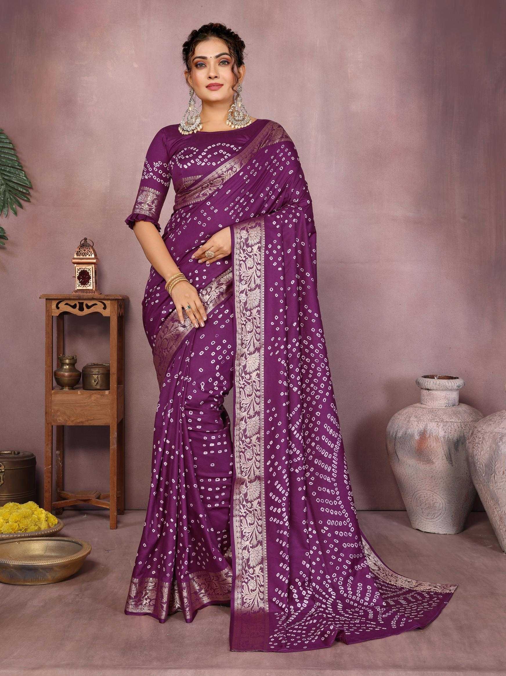 Ynf Pure Bandhej RIN183 MORPANKH Silk Sarees Wholesale Soft Silk Sarees Designer Silk Sarees Fancy Silk Sarees Manufacturer