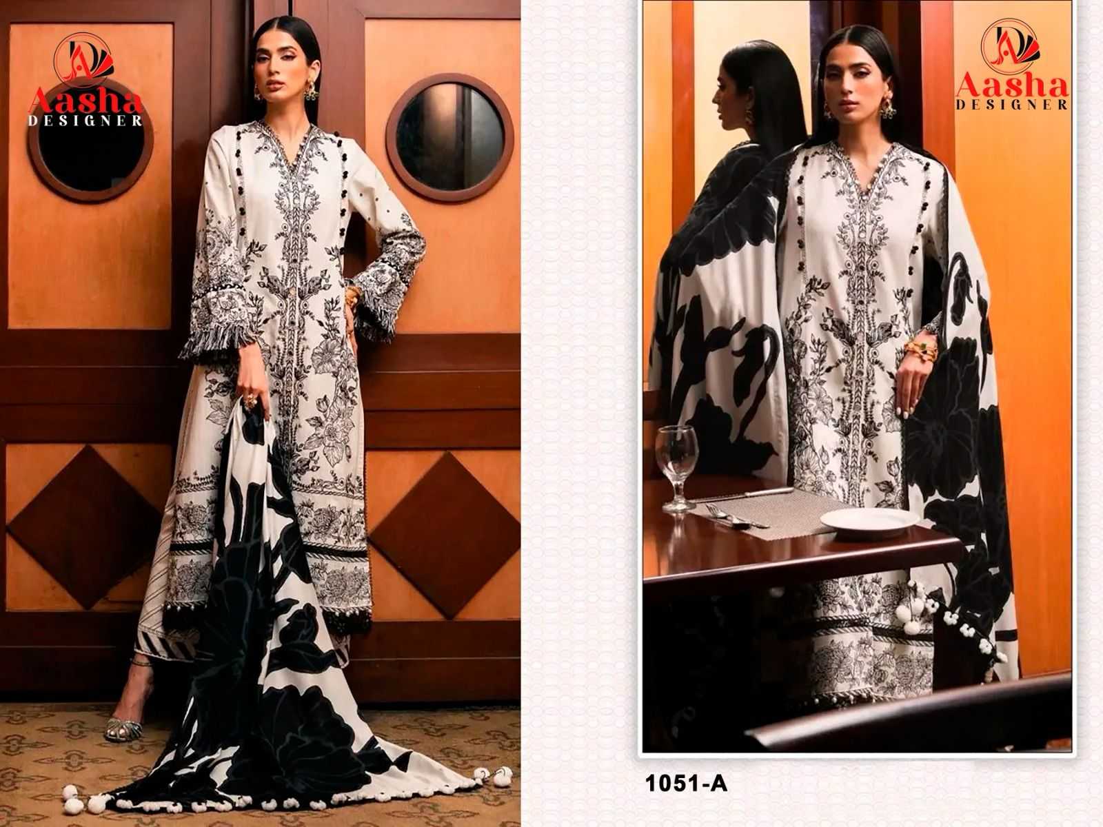 Ynf Pure Cotton KESH444 AASHA-1051 Suits & Dresses Wedding Collections Festive Collections Wholesale Printed Suits Embroidery Suits Cotton Suits Manufacturer