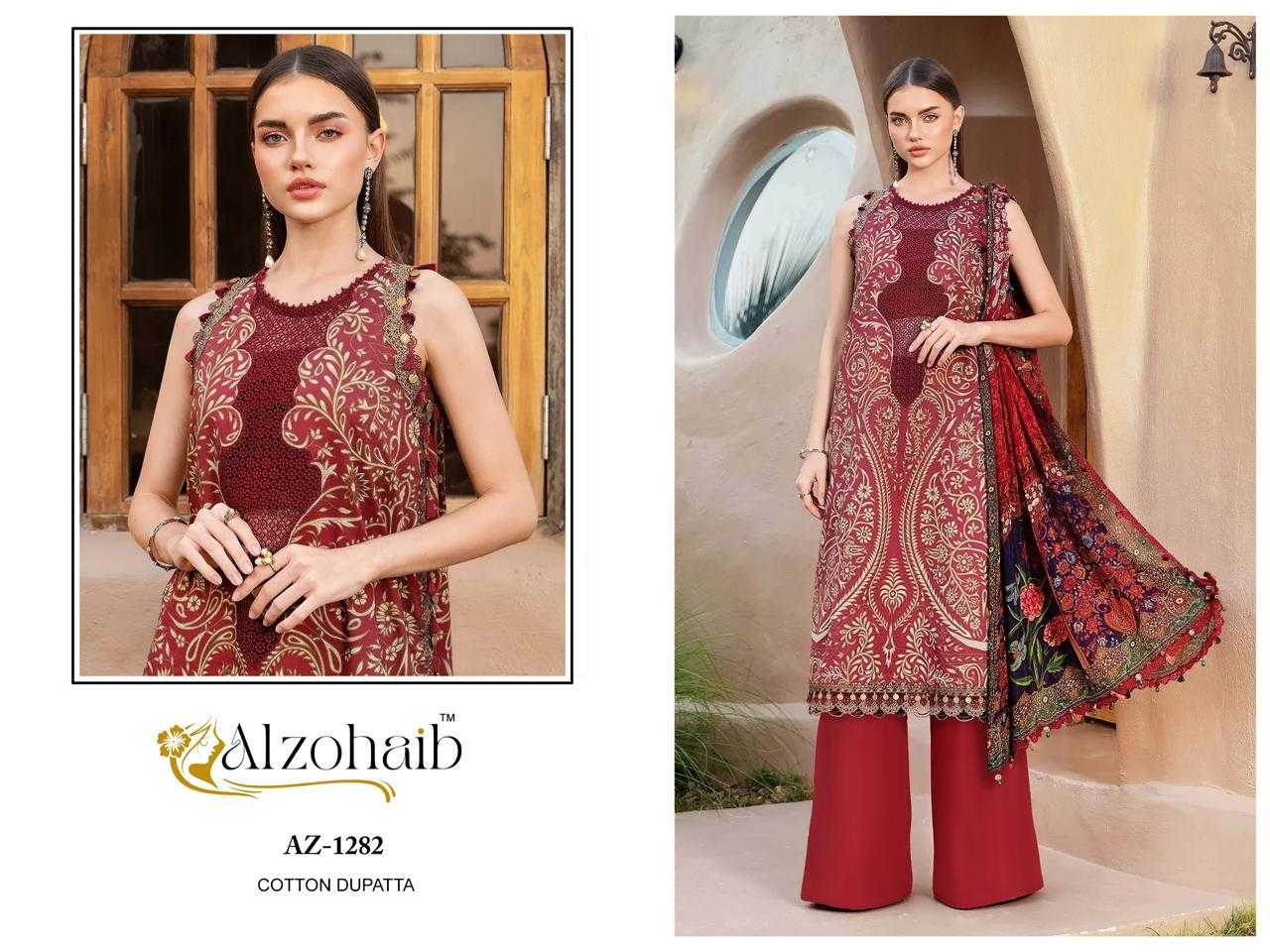 Ynf Pure Cotton KESH444 AZ-1278 Suits & Dresses Wholesale Printed Suits Embroidery Suits Cotton Suits Manufacturer