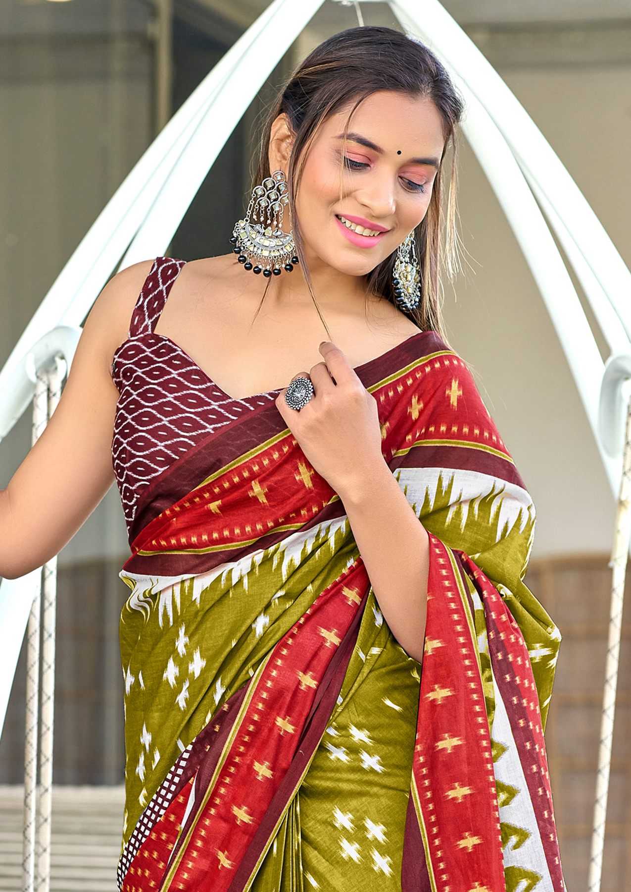 Ynf Pure Cotton RIN229 MAYTRI Sarees Wholesale Printed Cotton Saree Cotton Sarees Mulmul Cotton Sarees Manufacturer
