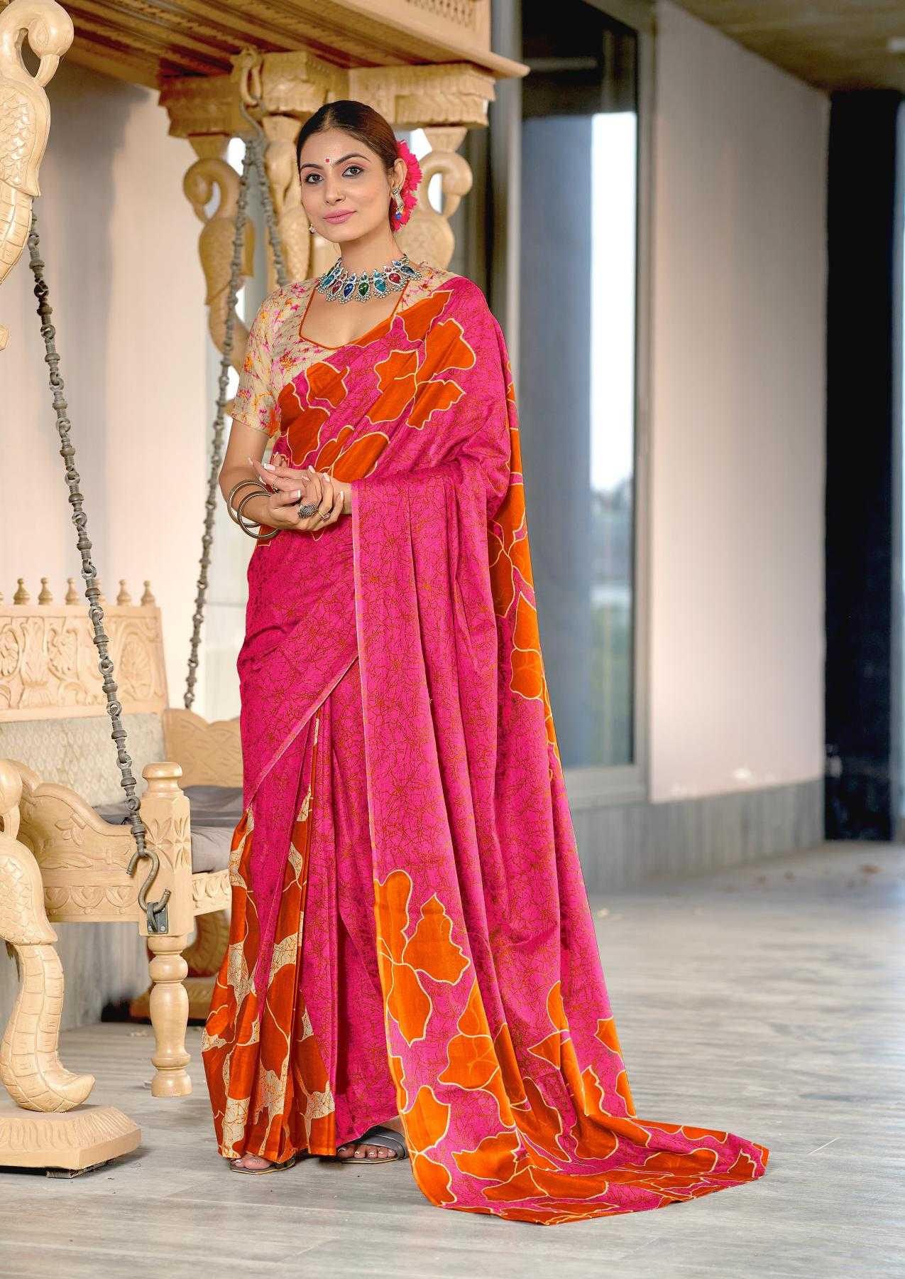 Ynf Pure Cotton RIN229 PARVATI Sarees Wholesale Printed Cotton Saree Cotton Sarees Mulmul Cotton Sarees Manufacturer