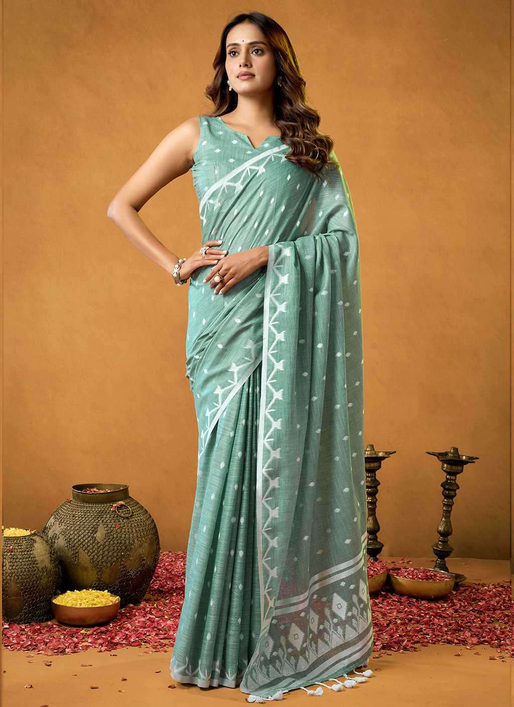Ynf Pure Cotton Sarees Wholesale Designer Sarees Party Wear Sarees Fancy Sarees Manufacturer