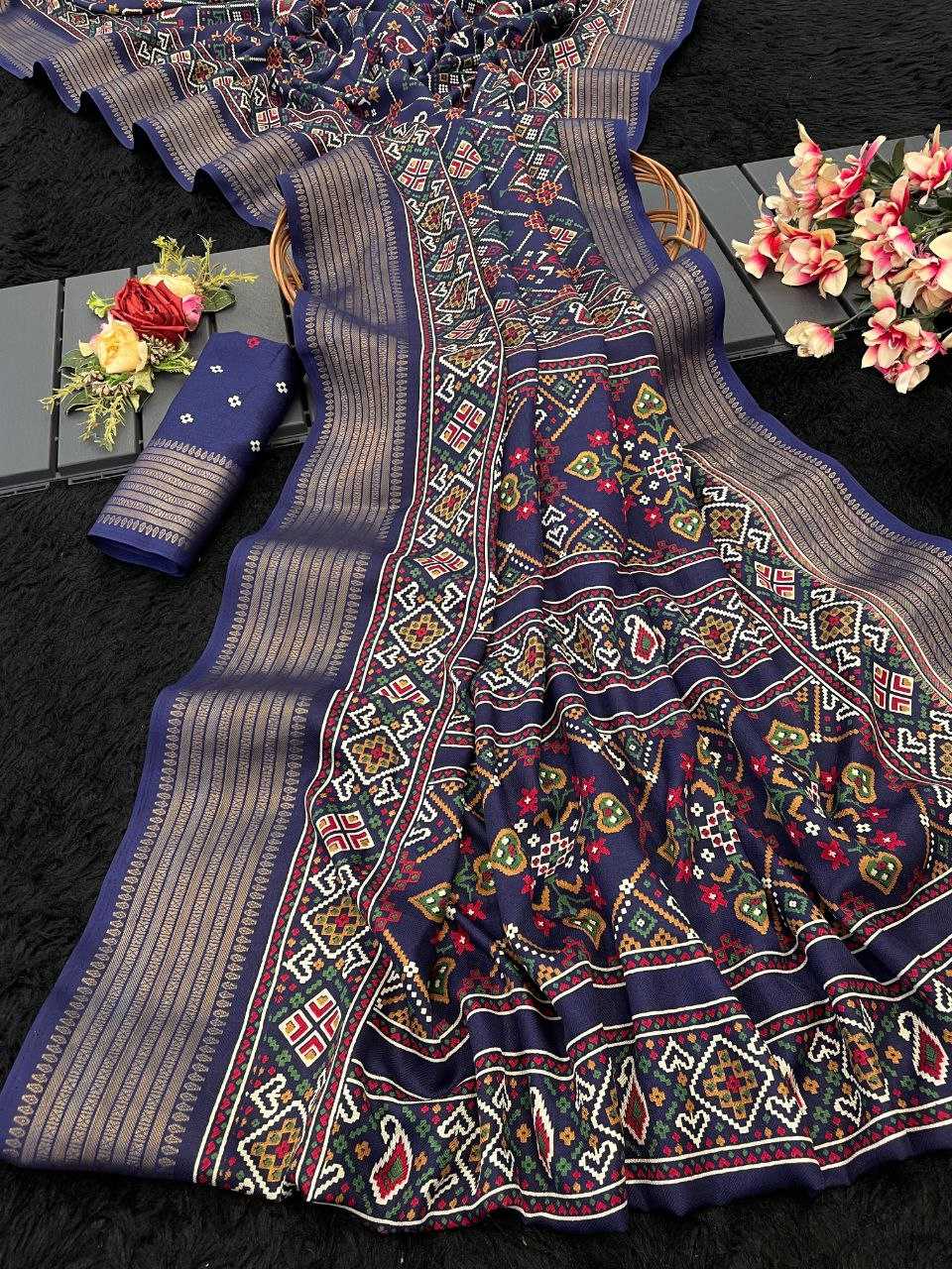 Ynf Pure Pashmina RIN231 PACHMINA SILK Silk Sarees Wholesale Party Wear Silk Sarees Fancy Printed Silk Sarees Manufacturer