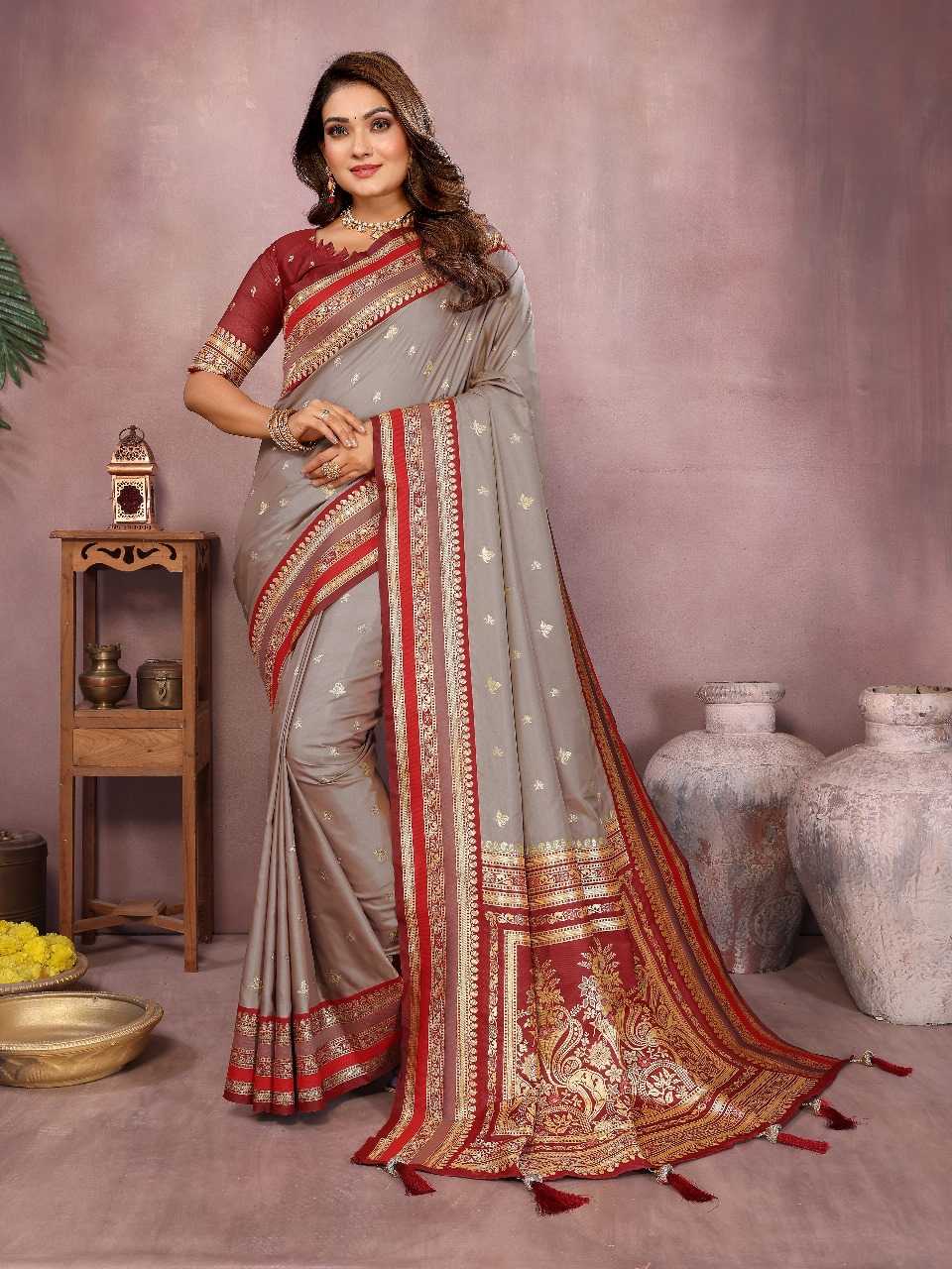 Ynf Pure Silk RIN144 sndar Silk Sarees Wedding Collections Wholesale Handloom Sarees Zari Border Silk Sarees Kalamkari Silk Sarees Manufacturer
