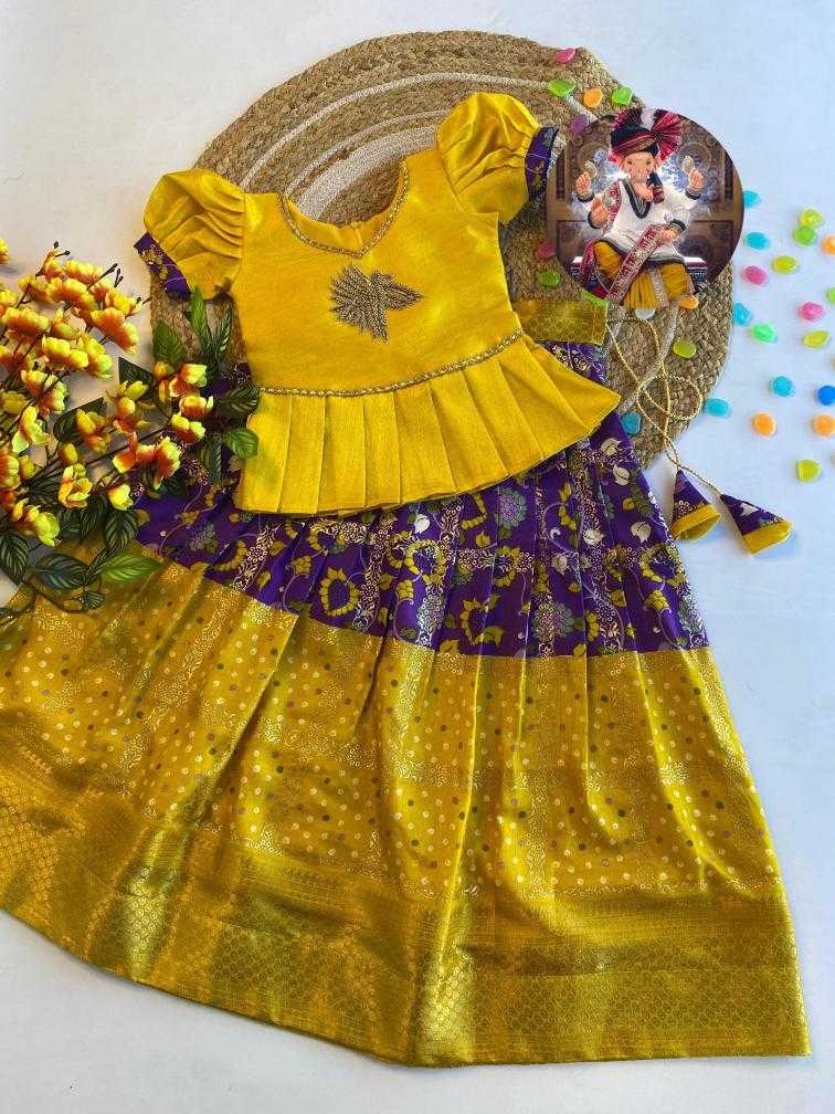 Ynf Pure Viscos KESH493 Hit Design Kids Wear Wholesale Kids Lehenga Kids Lehenga Choli Baby Girl Lehenga Manufacturer