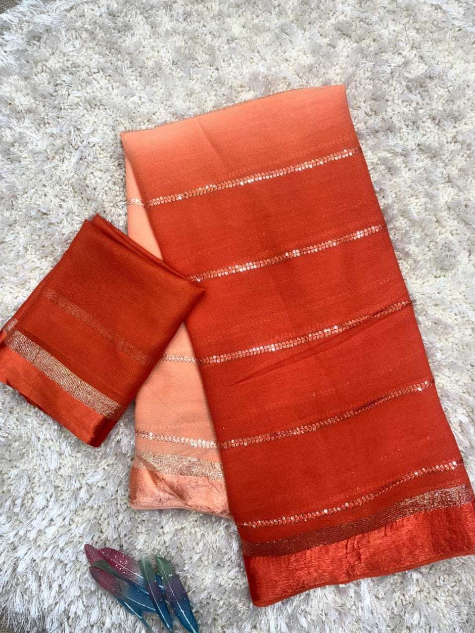 Ynf Pure Viscos RIN178 Peding Sarees Wedding Collections Festive Collections Wholesale Georgette Sarees Sequence Sarees Viscose Saree Manufacturer