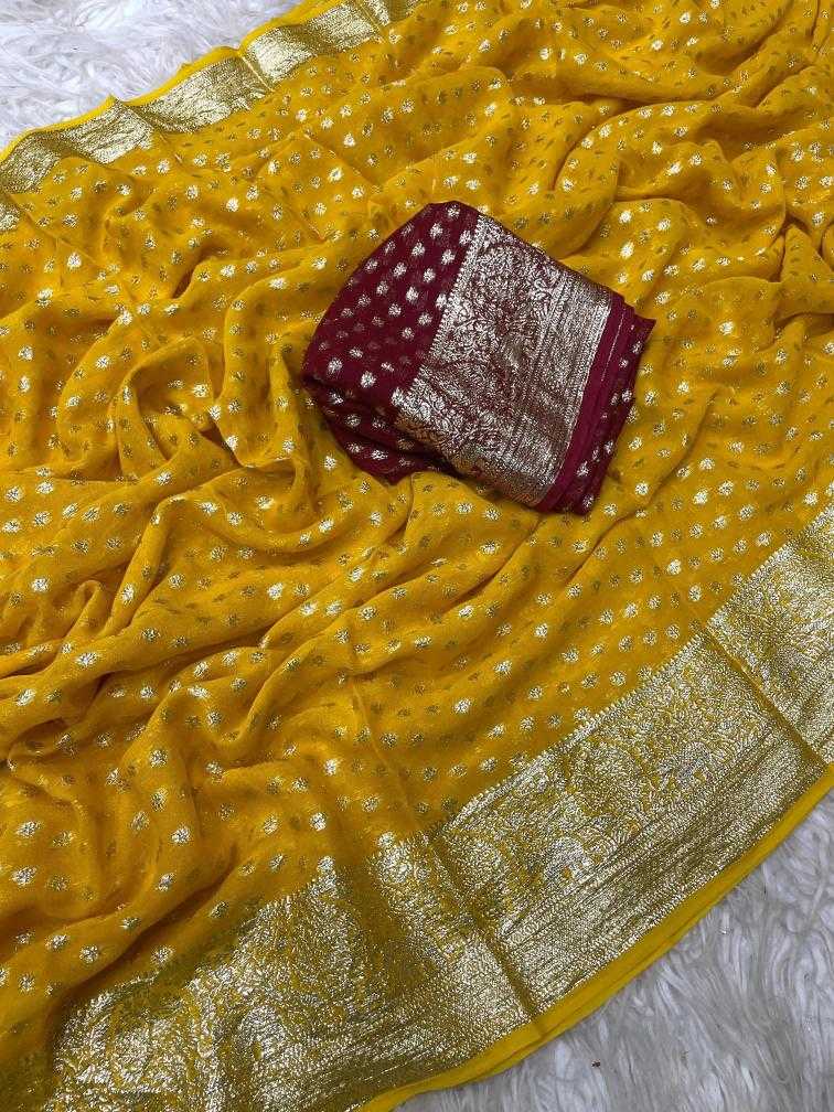 Ynf Pure Viscos RIN198 Sarees Wedding Collections Festive Collections Wholesale Designer Sarees Georgette Sarees Viscose Saree Manufacturer