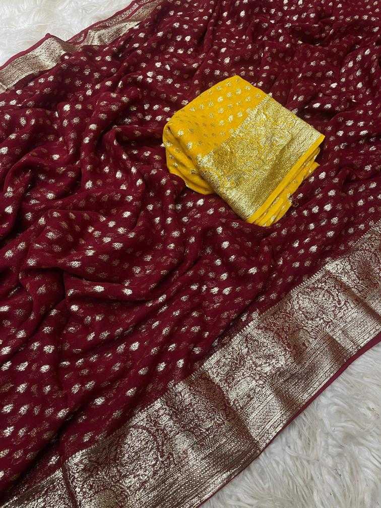 Ynf Pure Viscos RIN198 Sarees Wedding Collections Festive Collections Wholesale Designer Sarees Georgette Sarees Viscose Saree Manufacturer