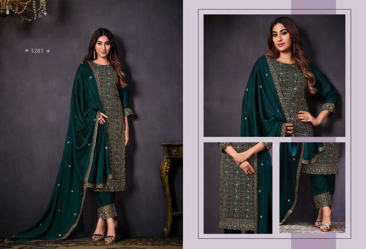Ynf Rangoli Silk KESH504 5281 Suits & Dresses Wholesale Semi-Stitched Suits A-Line Suits Casual Dresses Manufacturer