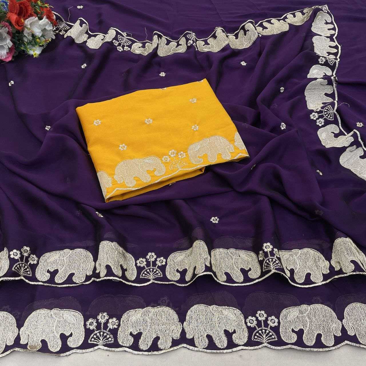 Ynf Rangoli Silk RIN193 Hathi Silk Sarees Wholesale Printed Silk Saree Fancy Silk Sarees Manufacturer