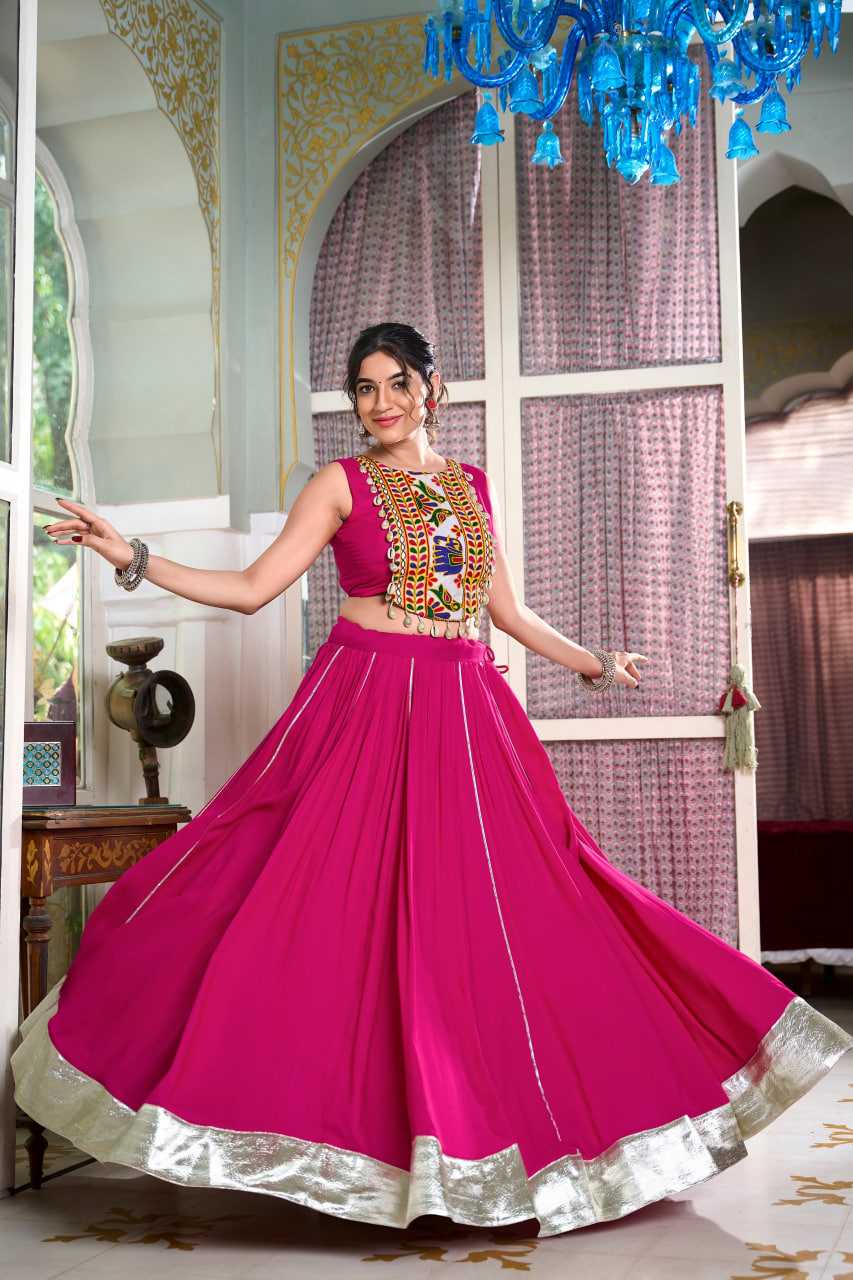 Ynf Rayon KESH134 1616 Lehengas Wedding Collections Festive Collections Wholesale Gota Patti Lehenga Lehenga With Blouse Navratri Chaniya Choli Manufacturer