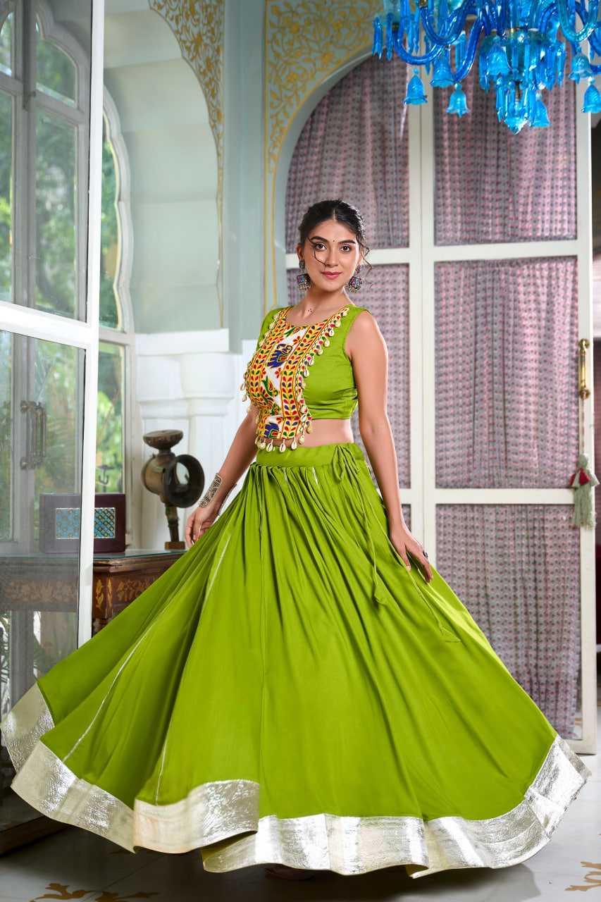 Ynf Rayon KESH134 1616 Lehengas Wedding Collections Festive Collections Wholesale Gota Patti Lehenga Lehenga With Blouse Navratri Chaniya Choli Manufacturer