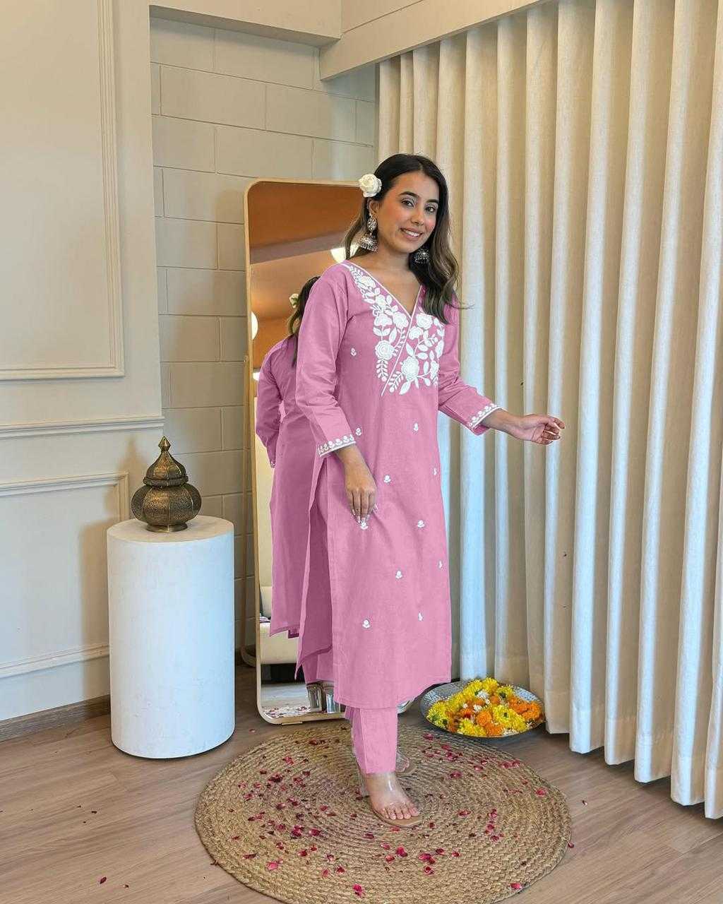 Ynf Rayon KESH502 1008 Kurti Wholesale Designer Kurtis Embroidered Kurtis Kurti With Pants Manufacturer