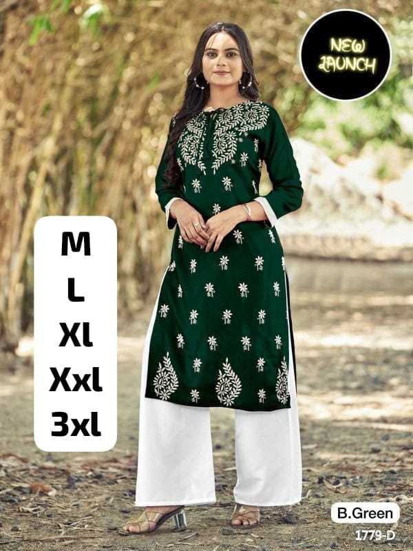 Ynf Rayon KESH502 501 Kurti Plus Size Collections Wholesale Designer Kurtis Rayon Kurtis Embroidered Kurtis Manufacturer