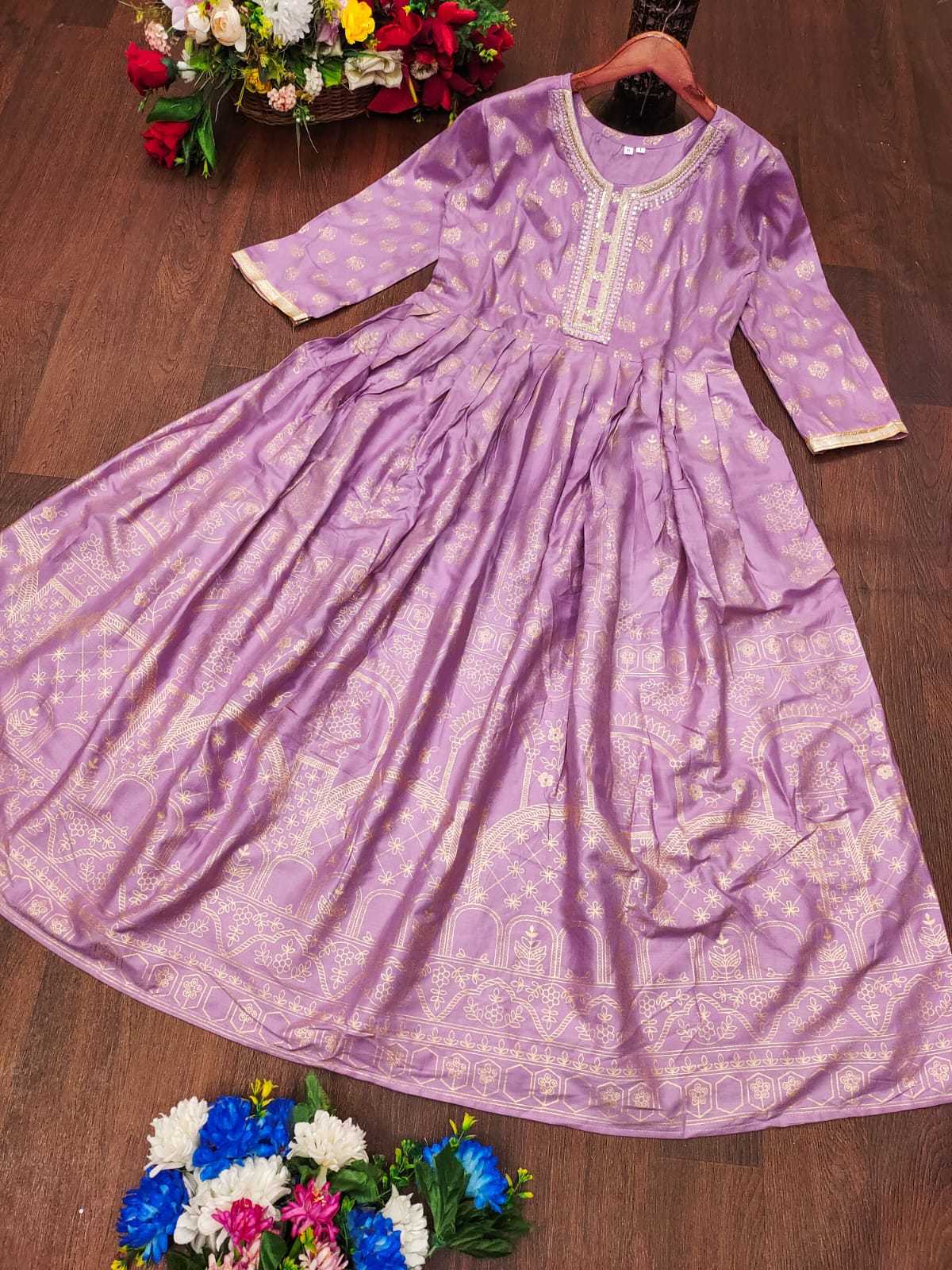Ynf Rayon KESH502 style Gowns Wholesale Embroidery Gowns Wedding Gown Designer Gowns Manufacturer