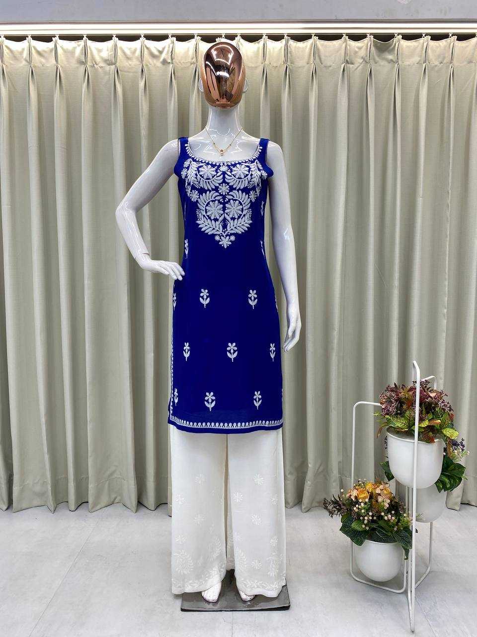 Ynf Rayon RIN110 364 Suits & Dresses Western Wears Festive Collections Wholesale Palazzo Suit Casual Dresses Embroidered Dresses Manufacturer