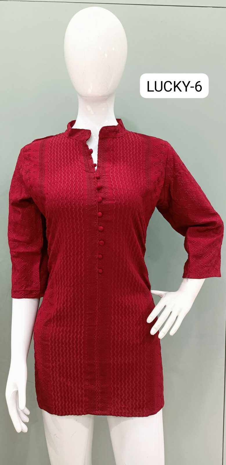 Ynf Rayon RIN190 LUCKY Setwise Collections Wholesale Kurtis Catalogs Manufacturer